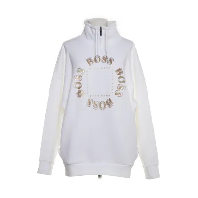 Sweater (Hvid, Beige) fra Boss Hugo Boss Bomuld, Elastan, Polyester
