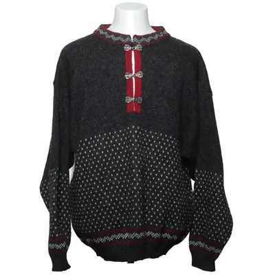 Norwegerpullover (Grau, Rot, Weiß) von Norwool