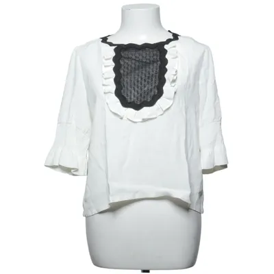Blouse (Wit, Zwart) van Cavalli Class Acetaat, Polyamide, Zijde, Viscose