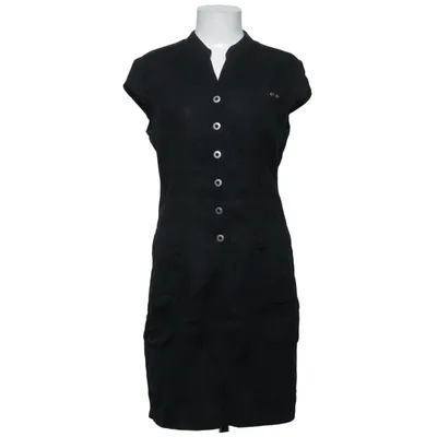 Shirt dress (Black) from Street One Linen