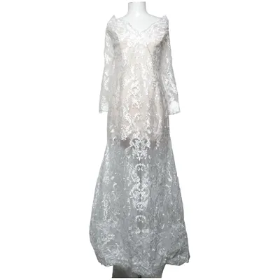 Brudekjole (Hvid, Beige) fra TS Couture Polyester