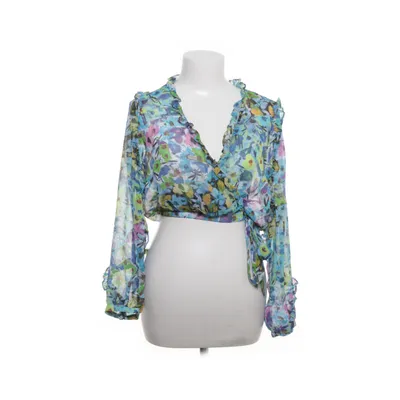 Crop top (Blå, Flerfärgad) från Zara Polyester