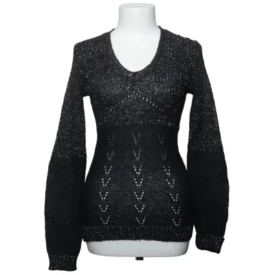 Umstandsshirt (Schwarz, Silber) von NowOn Acryl, Mohair, Polyamid