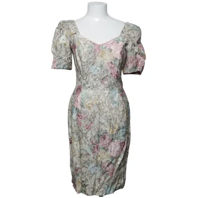 Dress (Beige, Multicolored) from Midnight Wolf Acetate, Polyester, Viscose