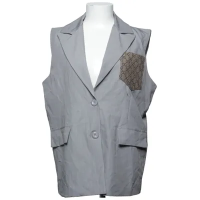 Suit vest (Gray) from F. Fashion Elastane, Polyester