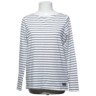 Long sleeve T-shirt (White, Blue) from Race Marine Cotton, Elastane