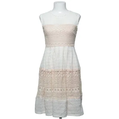 Robe (Blanc, Beige) de Young Couture by Barbara Schwarzer Coton