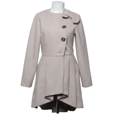 Coat (Beige) from Adrom Polyester, Viscose