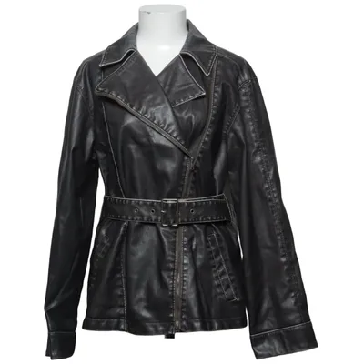 Bikerjack (Grijs) van Divided by H&M Polyester, Polyurethaan