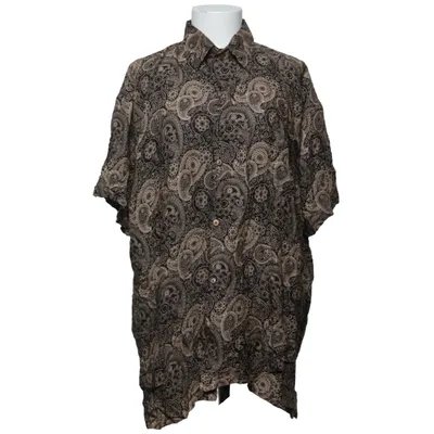 Chemise à manches courtes (Noir, Multicolore) de Angkor Coton