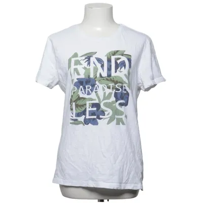 T-shirt (White, Multicolored) from Livergy Cotton