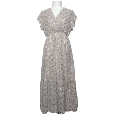 Långklänning (Beige, Guldfärgad, Svart) från Papillonne Elastan, Polyester