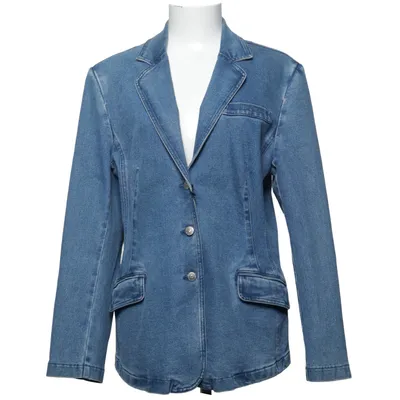 Denim jacket (Blue) from Lafei Nier Cotton, Elastane