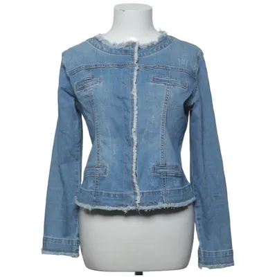 Denimjakke (Blå) Bomuld, Elastan, Polyester, Viscose