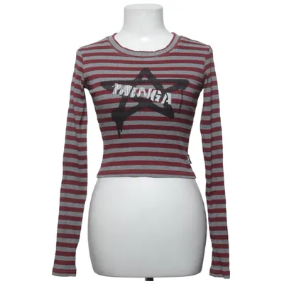 Langærmet t-shirt (Rød, Grå) fra Minga London Bomuld, Elastan