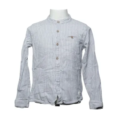 Shirt (Gray, White) from Newbie by KappAhl Cotton