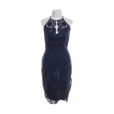 Cocktailkjole (Blå) fra Lipsy London Bomuld, Elastan, Nylon, Polyester, Viscose