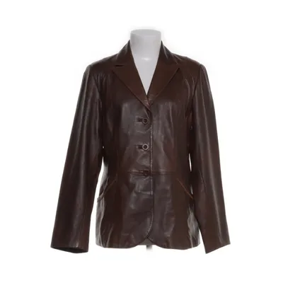 Leren blazer (Bruin) van Jofama Leer
