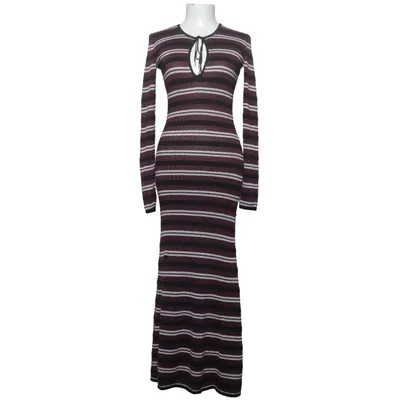 Maxi jurk (Lila, Zwart, Zilver) van Zendaya x Tommy Hilfiger Katoen, Metallvezel, Polyester
