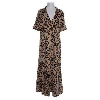 Maxikjole (Beige, Sort) fra ASOS Elastan, Polyester
