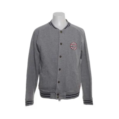 Varsity-jack (Grijs) van Iconic Sport by Lager 157 Katoen, Polyester