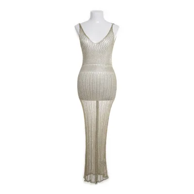 Strandjurk (Goud) van Zara Metallvezel, Viscose