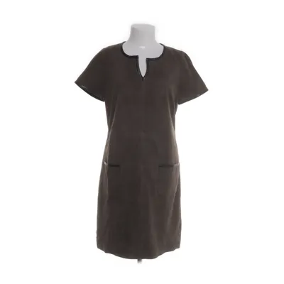 Läderklänning (Grå) från Caroll Mocka, Polyester