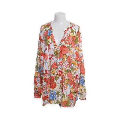 Blouse (White, Orange, Multicolored) from Sheego Casual Viscose