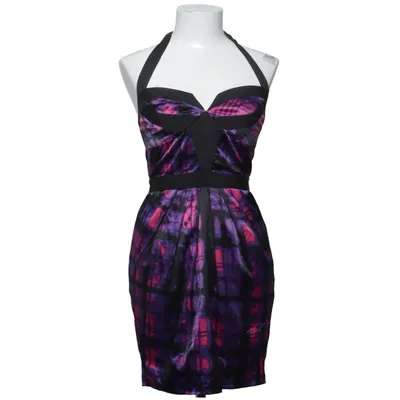 Halterneck-kjole (Lilla, Sort, Pink) fra Lipsy Bomuld, Elastan, Polyamid, Polyester