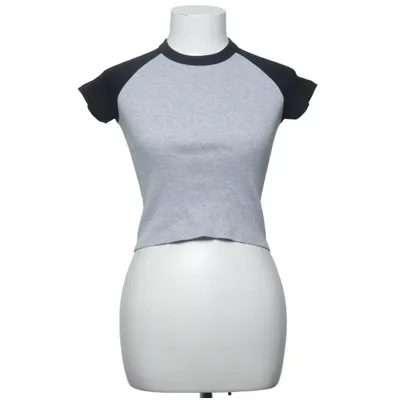 Crop top (Grijs, Zwart) van Brandy Melville Katoen