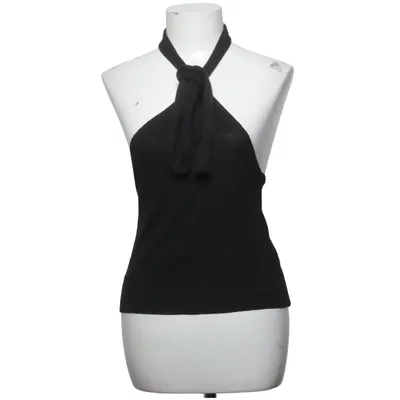 Neckholder Top (Schwarz) von By Aylin Koenig Merinowolle