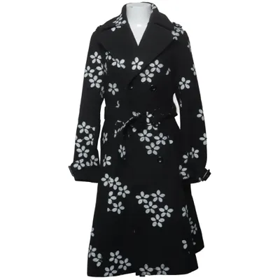 Coat (Black, White) from Voodoo Vixen Elastane, Polyester
