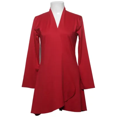 Cardigan (Red) from Ecoline Elastane, Polyester, Viscose