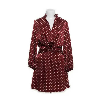 Klänning (Röd, Beige) från Zara Polyester