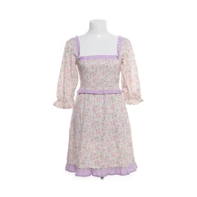 Jurk (Wit, Meerkleurig) van Kae Sutherland x NA-KD Polyester