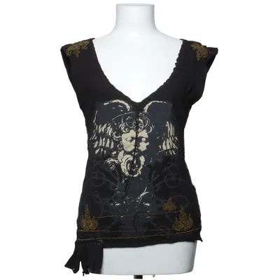 Haut (Noir, Multicolore) de Replay Coton