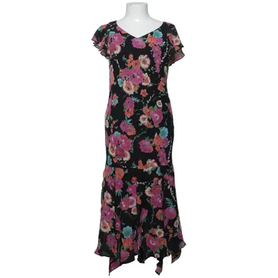 Dress (Black, Multicolored) from Habella Acetate, Polyester