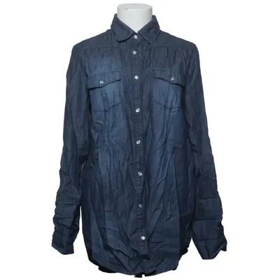 Denim blouse (Ebba Denim Shirt) van Perfect Jeans Katoen