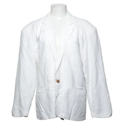 Blazer (Blanc) de Emilio Cloud Coton, Lin