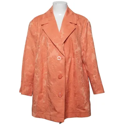 Blazer (Orange) de Selection by Ulla Popken Acétate, Coton, Élasthane, Polyester