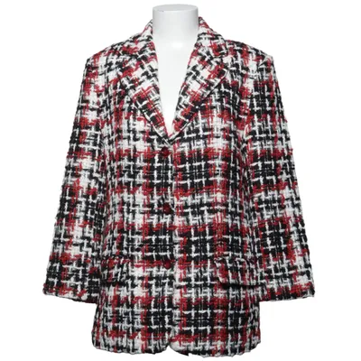 Blazer (Red, Black, White) from Betty Acrylic, Leather, Polyester