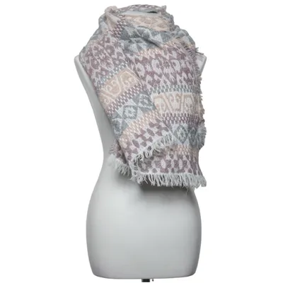 Scarf (Gray, Beige, Multicolored) from Erfurt Acrylic, Cotton, Mohair, Polyester