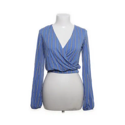 Wikkeltop (Blauw, Wit) van Bershka