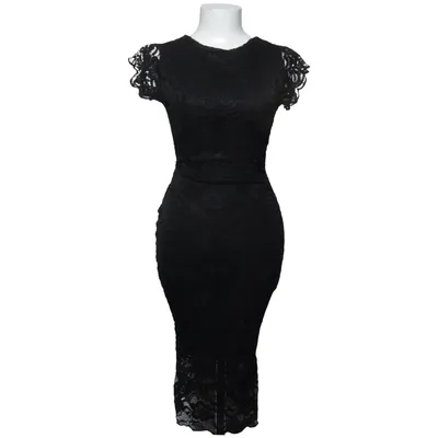 Cocktailjurk (Zwart) van Honor Gold Elastaan, Polyamide, Polyester