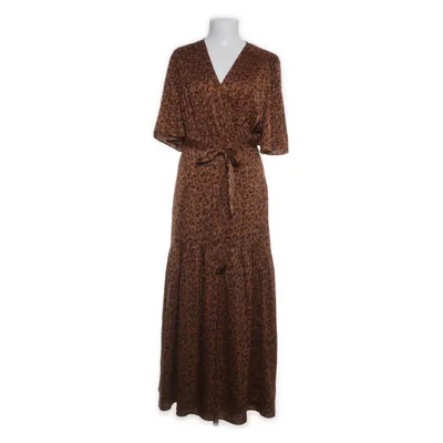 Wrap dress (Brown, Multicolored) from Stella Nova Elastane, Polyester