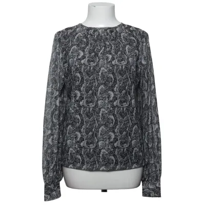 Blouse (Black, White, Gray) from Lindex Elastane, Polyester