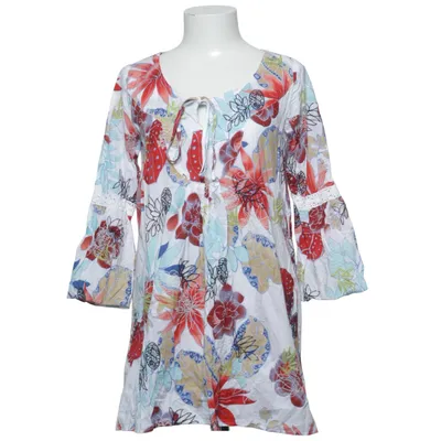 Robe (Blanc, Multicolore) de By Ti Mo Coton