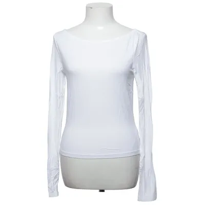 Lange mouwen shirt (Wit) van NA-KD Elastaan, Viscose