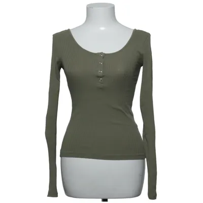 T-shirt manches longues (Vert) de Pieces Élasthane, Coton biologique