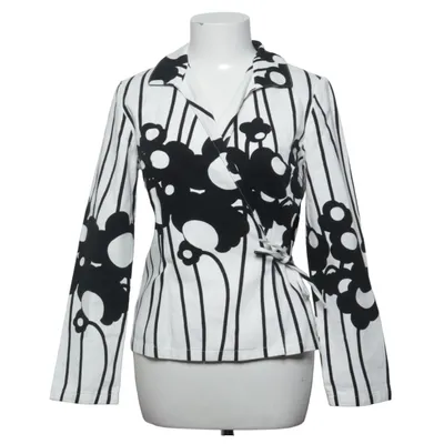 Slå om-cardigan (Sort, Hvid) fra Mika Piirainen Marimekko Bomuld